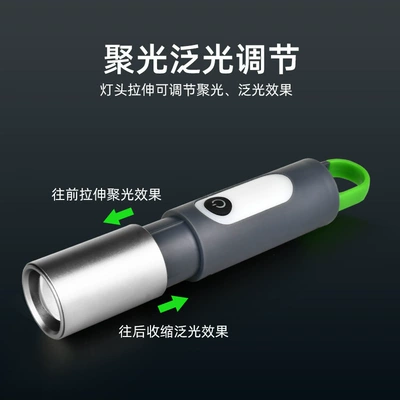 UV fənərlər Light Flashlight with Adjustable