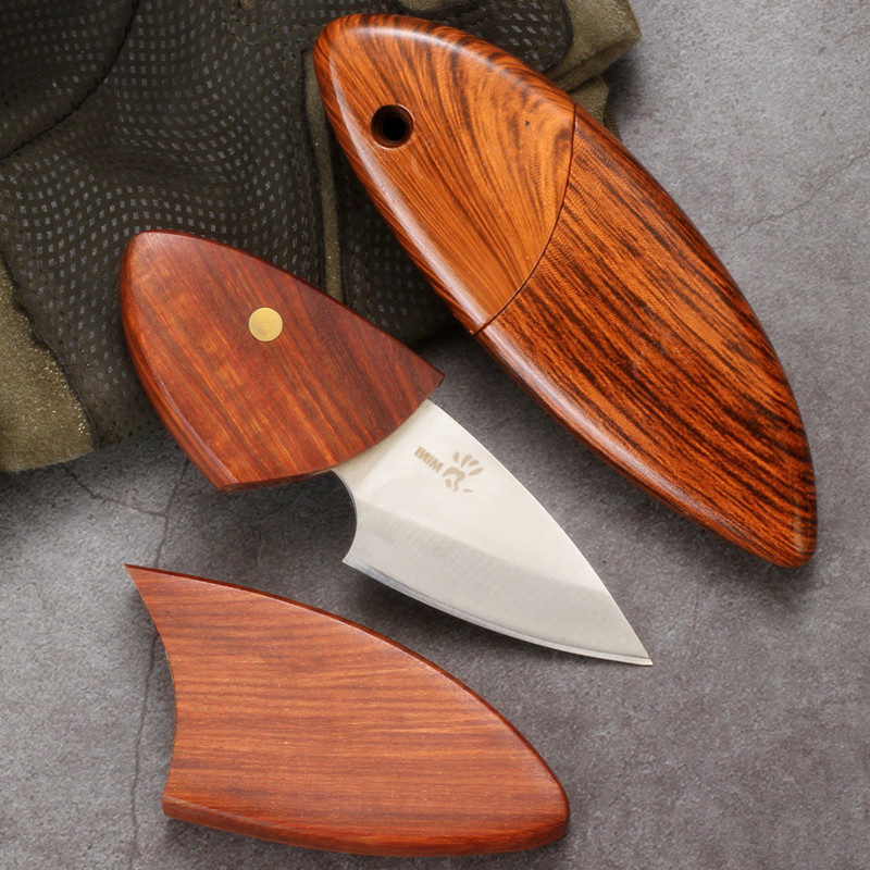 小肥臀迷你刀木鱼口袋刀户外刀便携多用锋利拆快递刀水果刀削皮刀