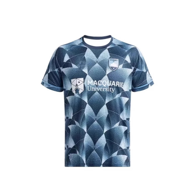 Sydney Football Club 2025 Men's Football T-Shirt Single Sex Single Sex Rugby Training Breathable Sports T-Shirt