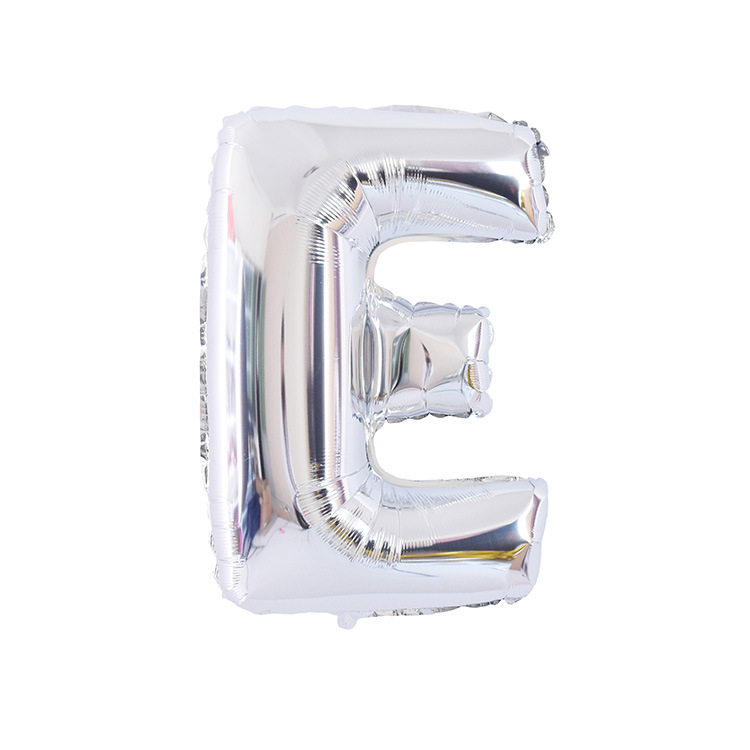 32 pulgadas 40 pulgadas 16 pulgadas inglés carta globo de aluminio fiesta de cumpleaños decoración de la boda papel de aluminio globo escena diseño
