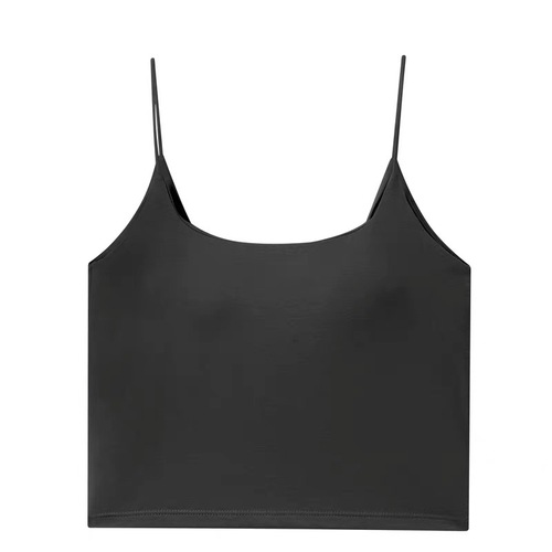 Short Summer U-shaped Sexy Backless Bralette for Women, Innerwear with Padded Cups, Outerwear Style, No Underwire, One-piece Design