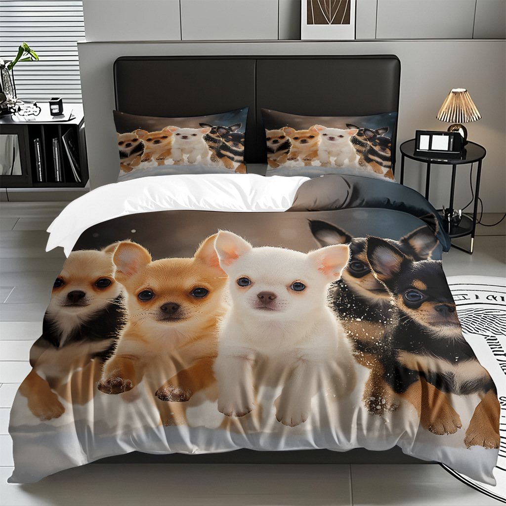 Cute perrito abrasión kit impresión digital pro-piel fabricante textil respirable venta directa soporte TEMU / JIT