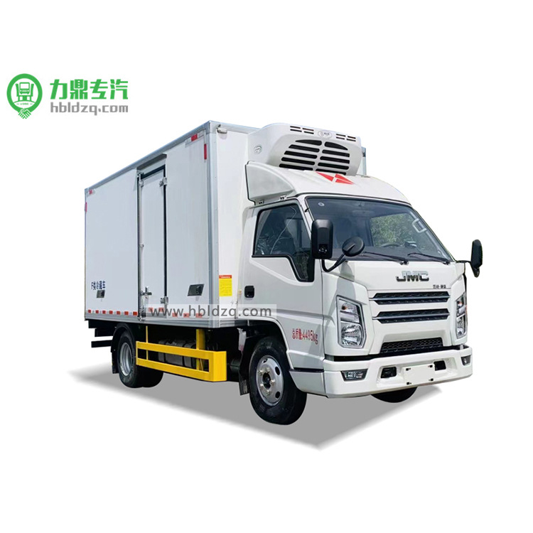 河南江铃五十铃冷鲜肉冷藏厢式货车 水果保鲜车厢 4.2米冷藏厢货