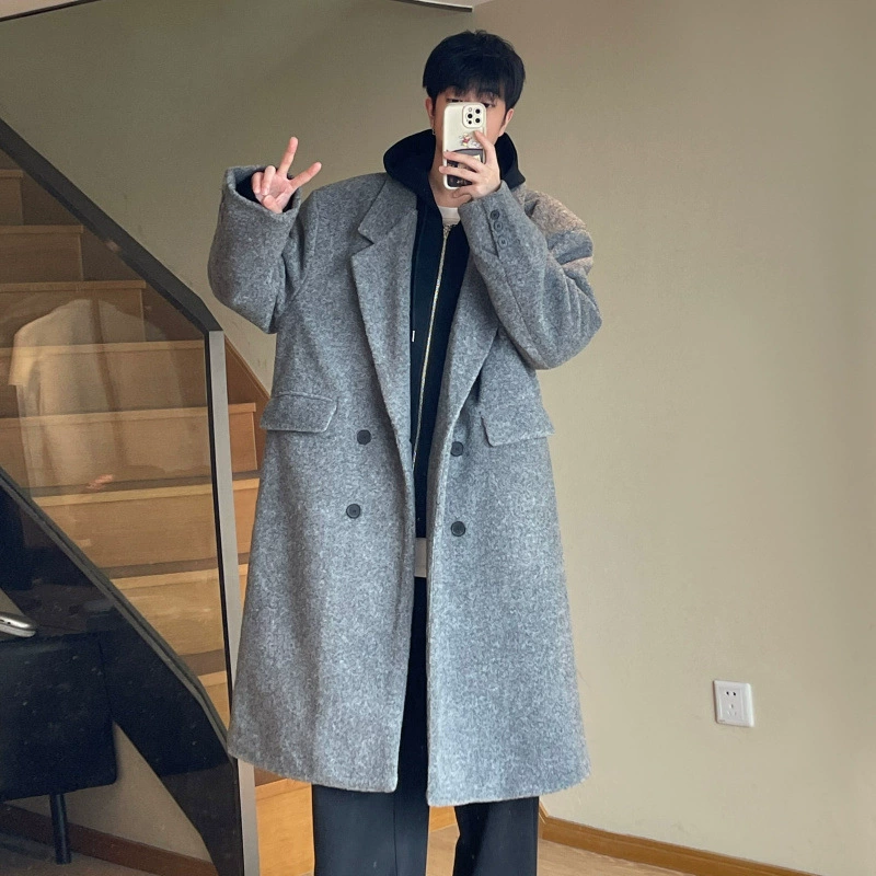 A450-FY1118-5185-Конг258 Woolen coat mid-length good stuff