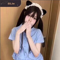 甘い女の子猫メイドヘッドバンド両面ロリータかわいいヘッドバンドヘッドバンドアクセサリー女の子猫耳ヘッドバンド
