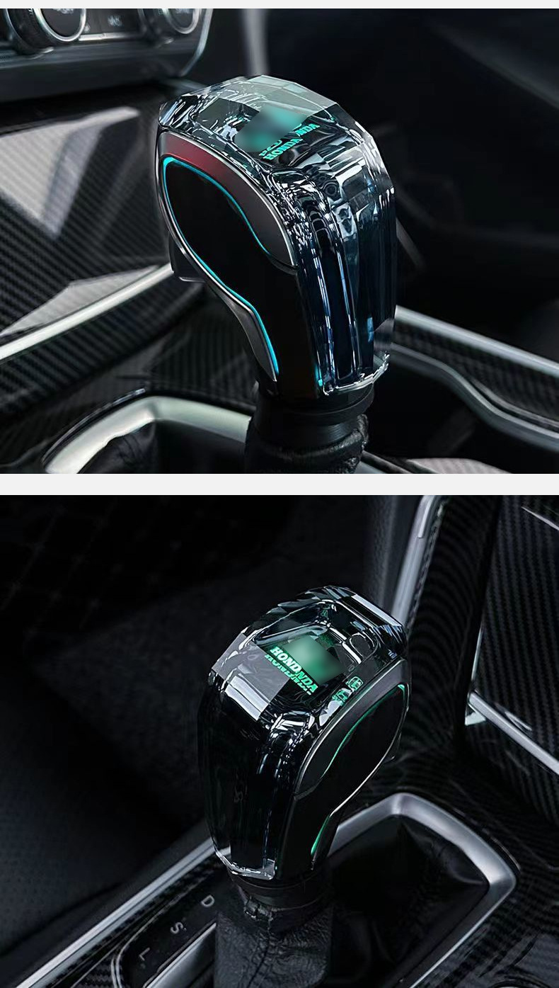 Cross-Border Applicable Crystal Gear Shift Knob with Led Lighting for Toyota, Honda, Hyundai, Infiniti, Nissan, and Ford