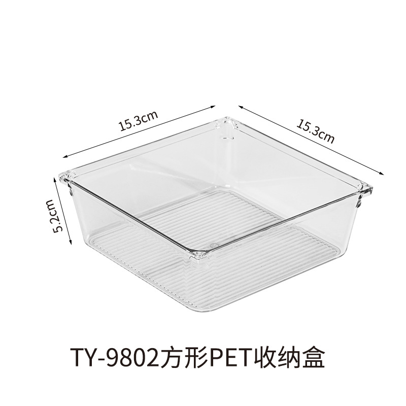 Caja almacenamiento integrada con cajón punto , partición transparente escritorio, papelería, s diversos, organización cosméticos el hogar