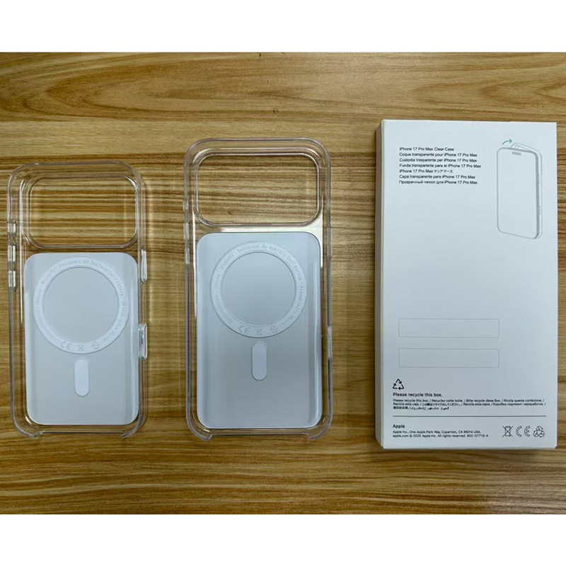 新透明手机套适用苹果iphone17ProMax磁吸保护壳带ai按键官方同款|undefined