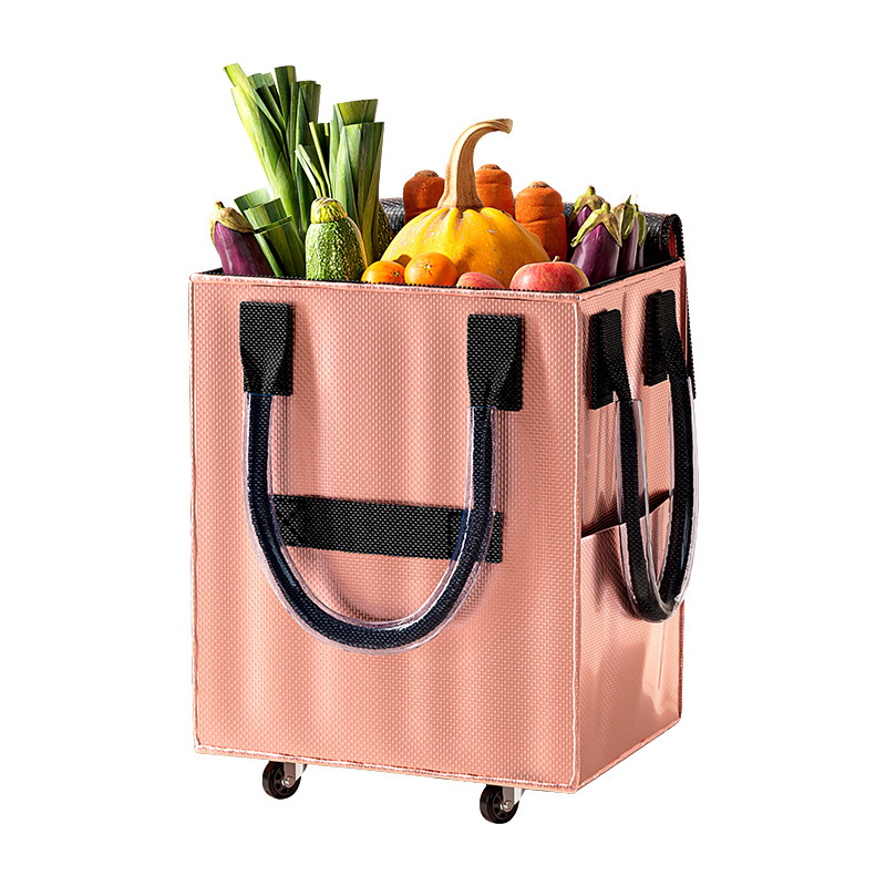 外国貿易カラフルな Haiken バッグ食料品ショッピングカートポータブルショッピングカート階段登り折りたたみ軽量カート家庭用カートバッグ|undefined