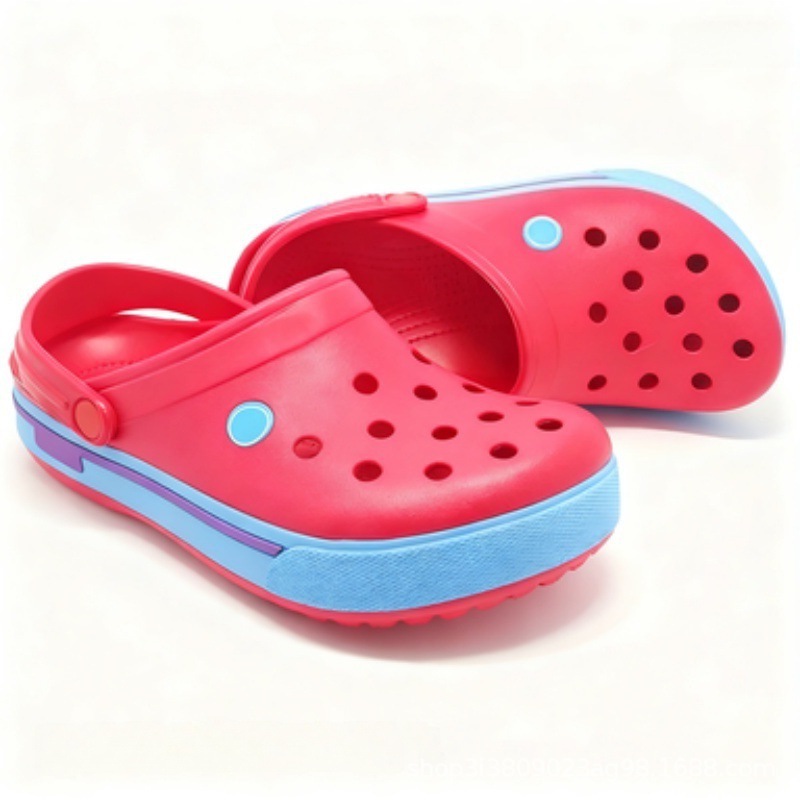 Non-slip breathable Crocs-style slippers for men and women