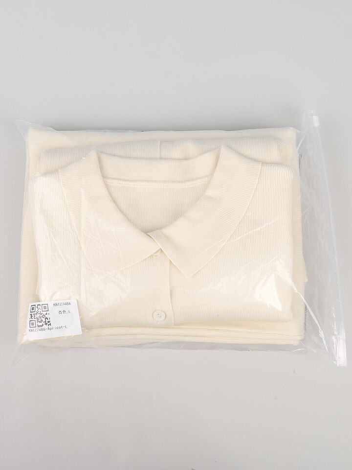 Bộ đầm len dệt kim áo khoác cardigan cổ bẻ cài nút và chân váy dài phong cách Âu Mỹ — Màu be chi tiết 17