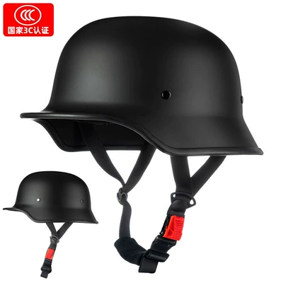Motosiklet kaskı (dəbilqə) – Soldier Helmet - matt-black-m