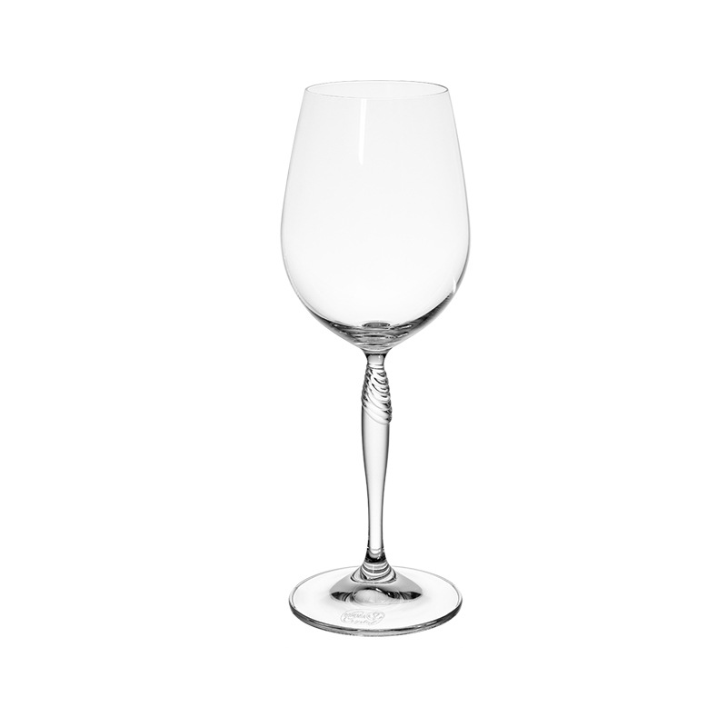 Tazas de cristal sin plomo hechas a mano creativas de hueso de pescado tazas de vino rojo restaurantes atmósfera tazas de vino al por mayor