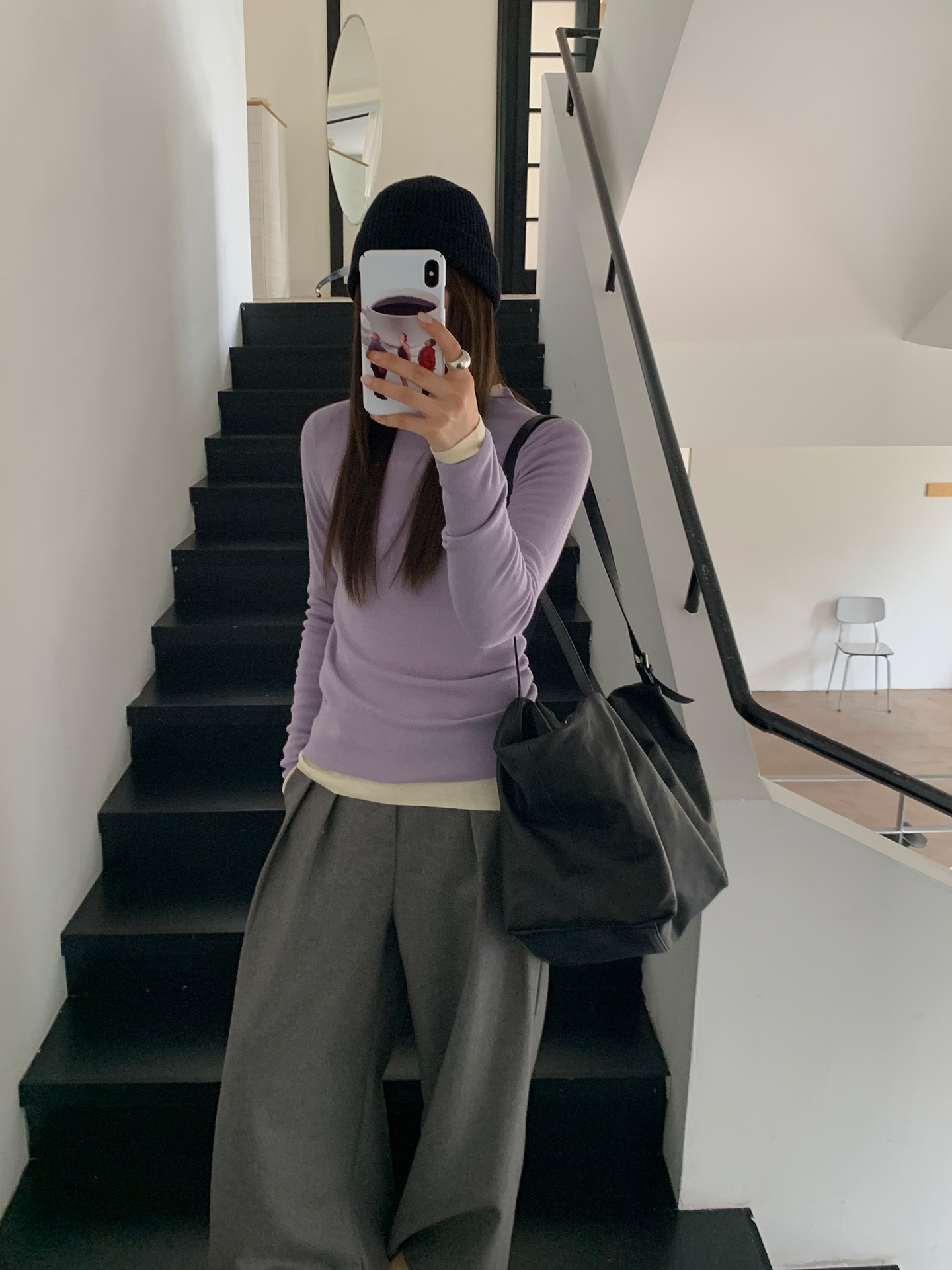 オンライン広州十三行秋冬新作インナーウェアレディース万能着痩せ長袖トップス女性用6058