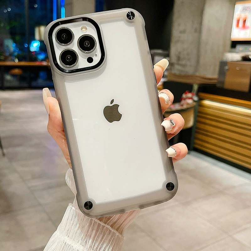 Чехол для телефона (Apple) совместим с iPhone 12–16, магнитный матовый или прозрачный, защита угла подушки безопасности