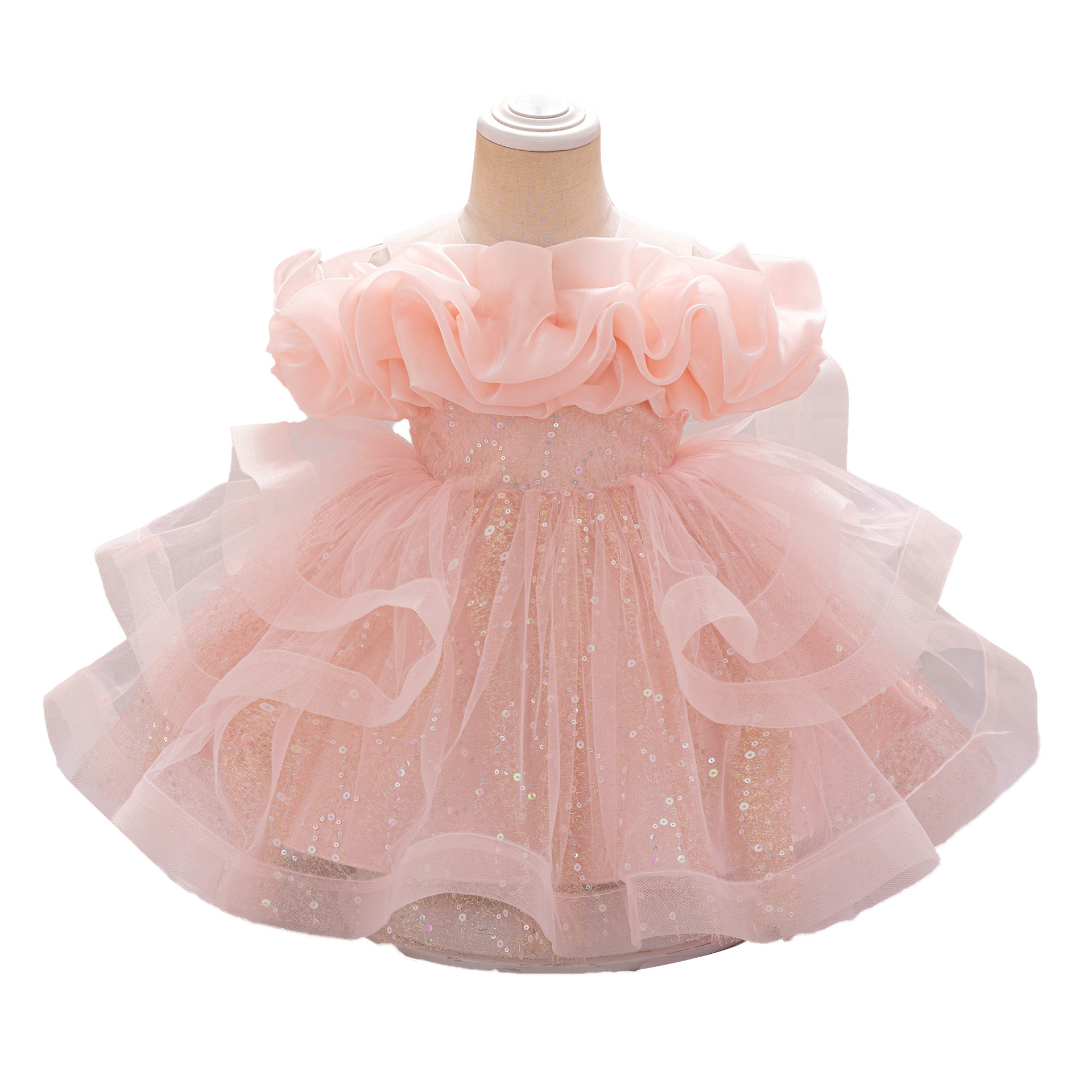 Children's small princess costume girl's, wedding dress, princess style 5