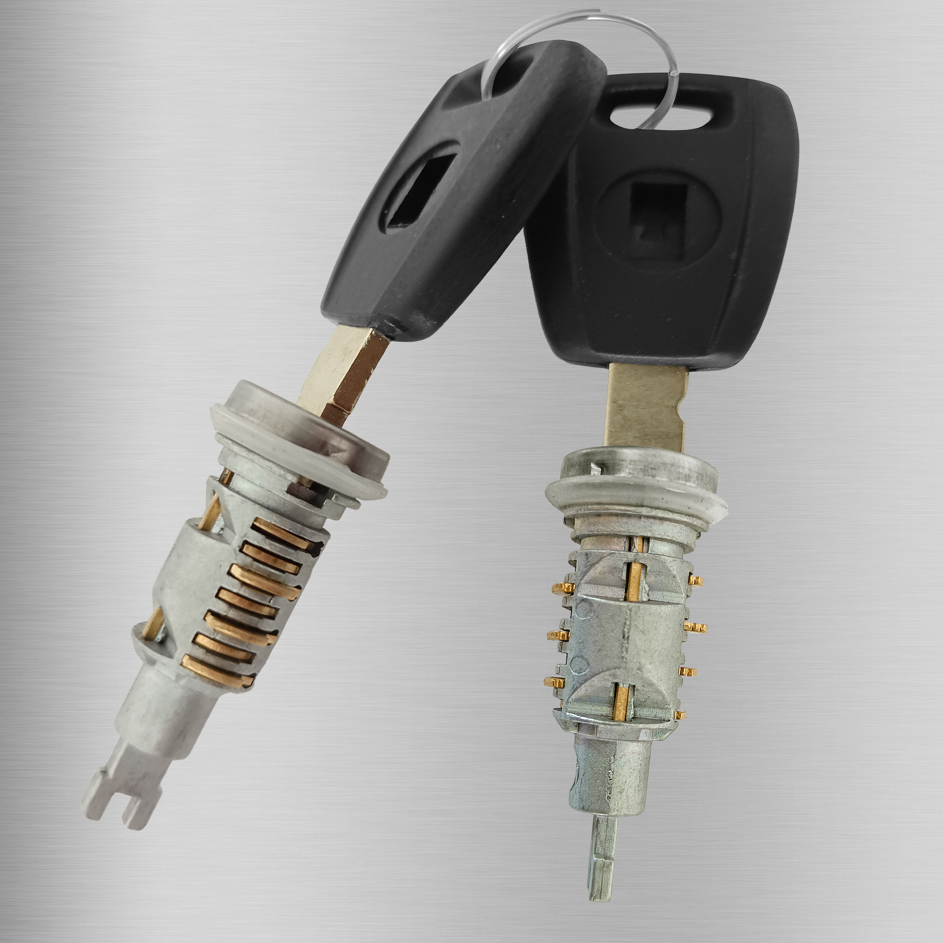 Aplicable a la cerradura de puerta larga de Fiat, automóvil, cerradura de puerta larga de Fiat, 2 llaves, piezas de cerradura de cilindro