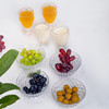 glass Set of parts Scales Fruit Cup Salad bowl crystal Glass bowl Koi Beiwan gift suit