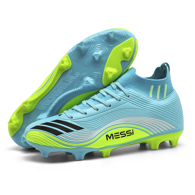2025 nuevo clavos largos transfronterizos bajos zapatos de entrenamiento juvenil para hombres y mujeres zapatos de fútbol fábrica de comercio exterior