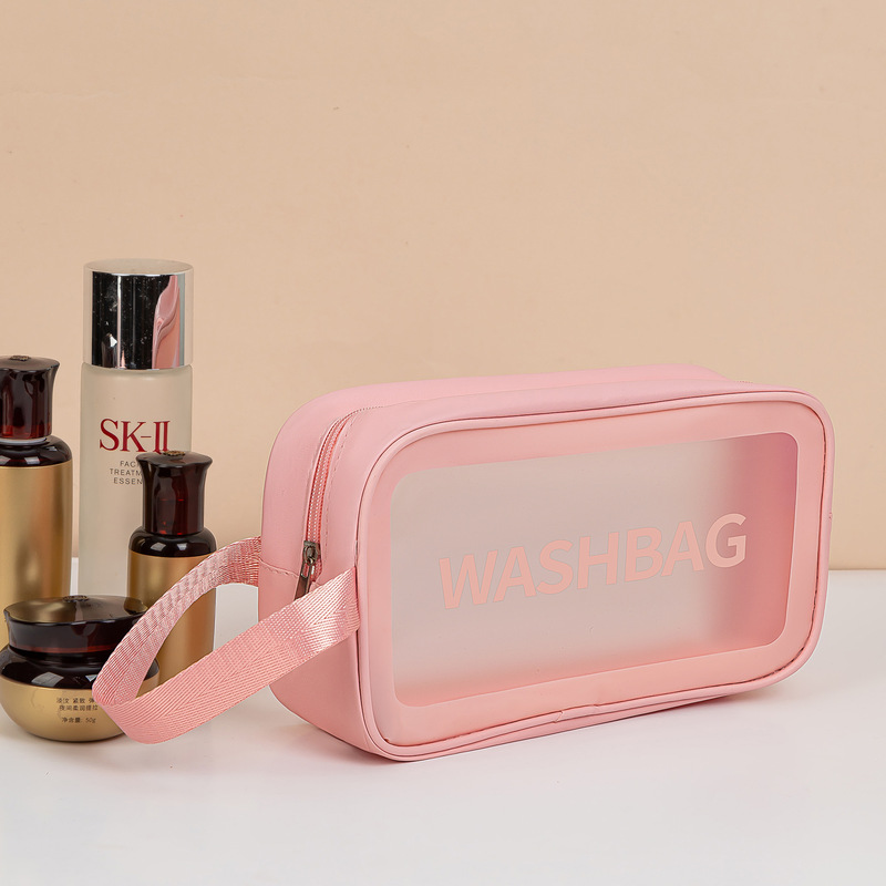 新しい便利な乾湿分離女性用化粧品バッグ防水トイレタリーバッグ大容量旅行水泳トイレタリー収納袋|undefined