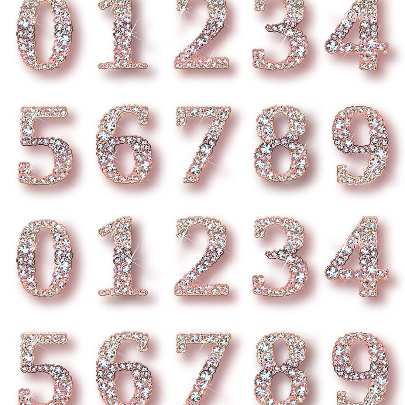 生日数字贴
