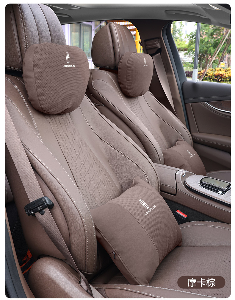 Suitable for Lincoln Adventurer Mkc Aviator Mkz Navigator Car Headrest Lumbar Support Seat Pillow Neck Pillow