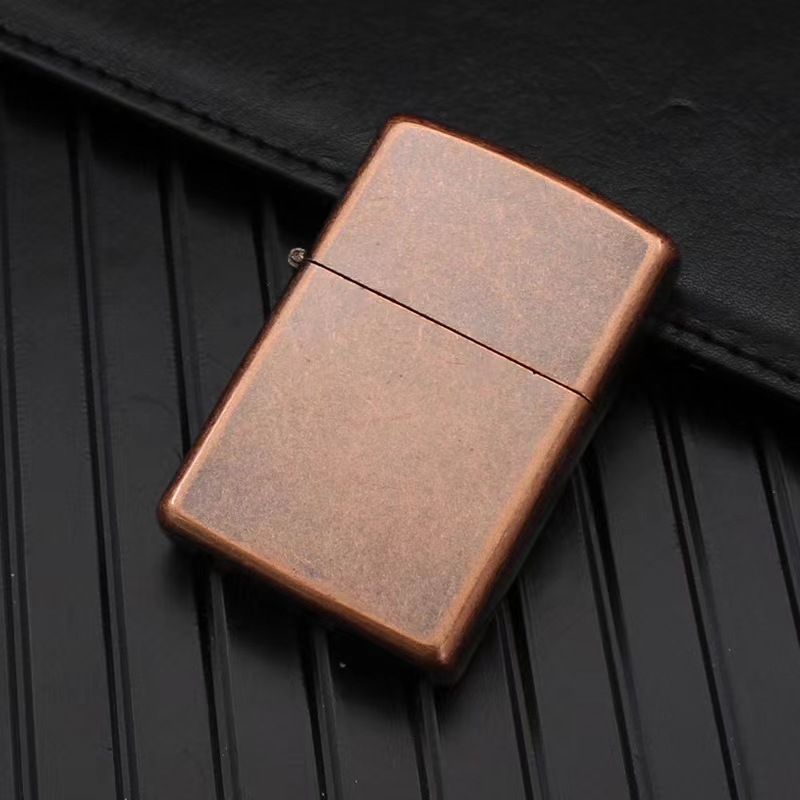 Copper color knurling without organic