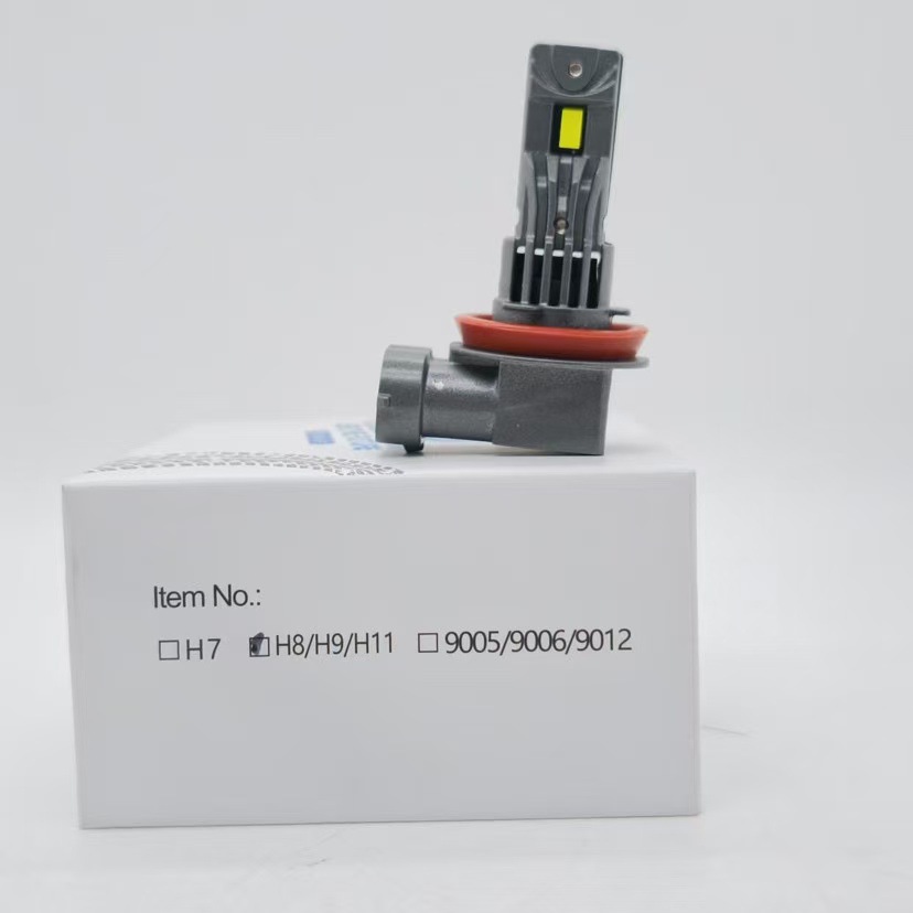 LED car headlight bulb H7/H1/H4 integrated high and low beam modification bulb with aluminum alloy heat dissipation