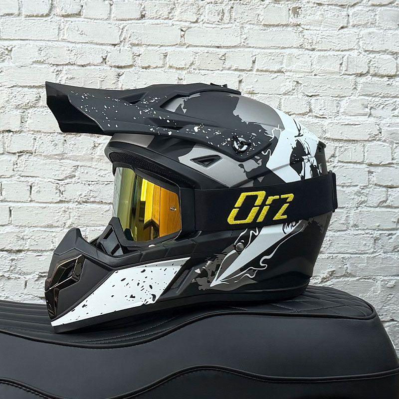 Casco Integral Todoterreno para Motocicleta de ABS, Transpirable image 21