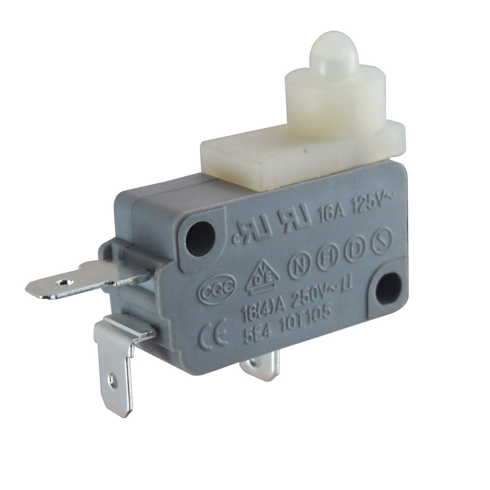 多国认证KW3A-16微动开关耐高温T125度 按钮开关自锁开关 大电流