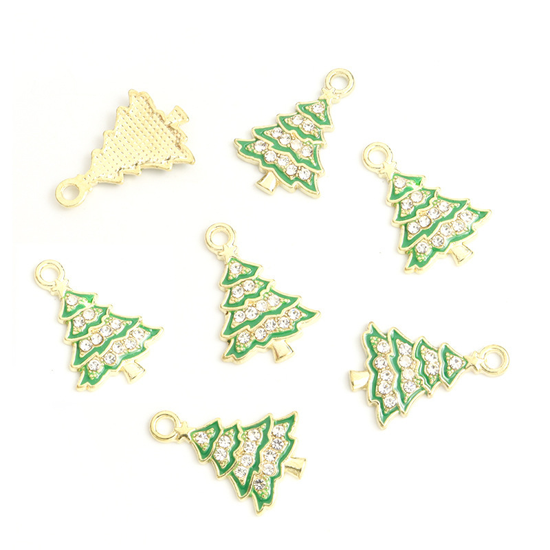 ファッションにはクリスマスツリーの油を入れる合金のペンダントがあります。|undefined