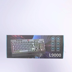 ドイツ語キーボードとマウス有線メカニカルフィールキーボードRGBバックライトマルチメディアノブ付きコンピュータゲームキーボード