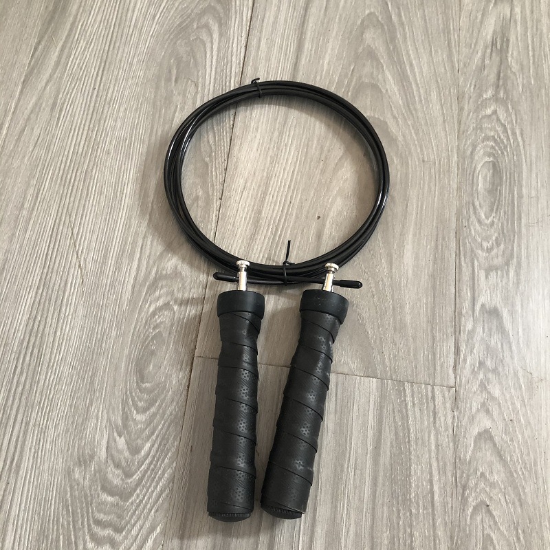 땀 흡수 밴드 줄넘기 블랙