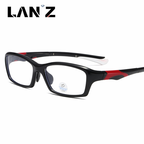 新款TR90超轻防蓝光运动眼镜 青少年篮球81276护目框