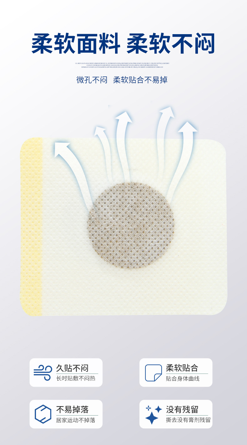 Adult and Child Anti Snoring Sleep Patch with Nanyang Mugwort Herbal Extract Night Breathing Patch specifications