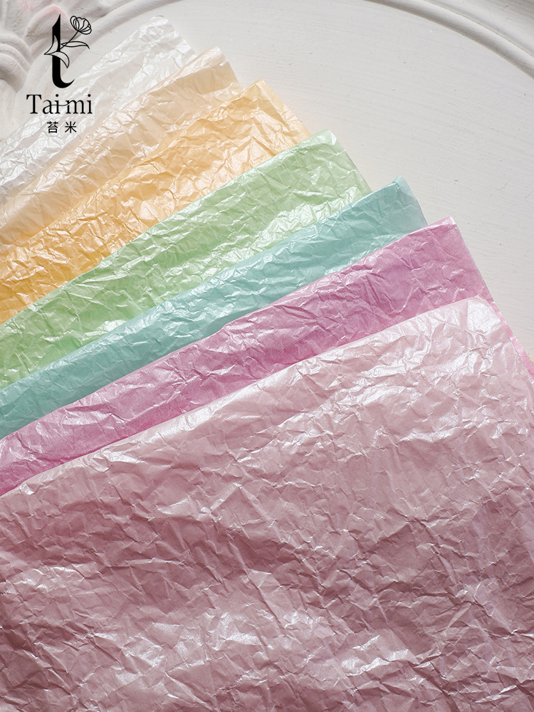35g de papel perlado Sydney flor de flores impermeable material floral de embalaje de postre pastel de papel de horneado