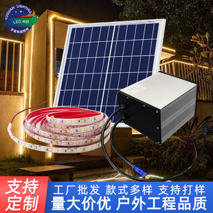 Manufacturer Customized Solar Lights with Outdoor Landscape Lighting Strips, Waterproof and Rechargeable Led, Ultra-Bright and High Brightness
