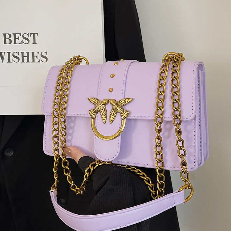 Cross-Border Pu Women's Crossbody Bag, New Swallow Chain Dionysus Bag, Fashionable European and American Style Shoulder Underarm Bag Cross-Border Pu Women's Crossbody Bag, New Swallow Chain Dionysus Bag, Fashionable European and American Style Shoulder Underarm Bag