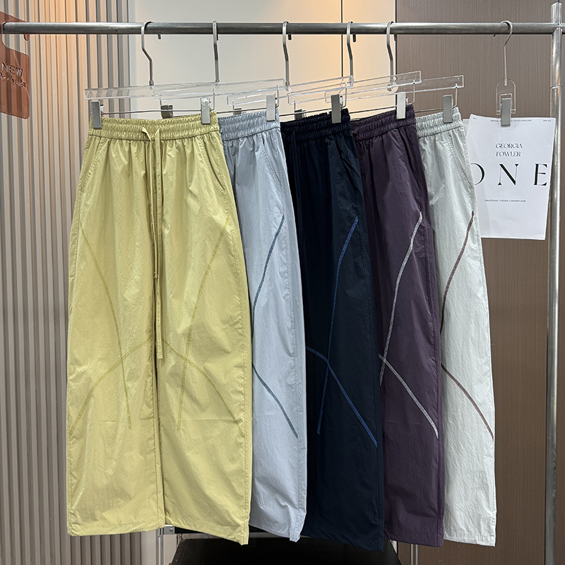 Factory Order! Elastic Waist Thin Color-Blocked Hasselblad Line Outdoor Hiking Quick-Dry Casual Sports Pants for Women Summer Factory Order! Elastic Waist Thin Color-Blocked Hasselblad Line Outdoor Hiking Quick-Dry Casual Sports Pants for Women Summer