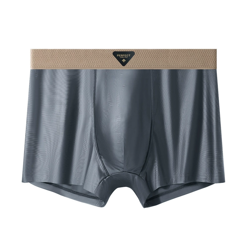 Silk summer comfortable pants, breathable antibacterial trousers