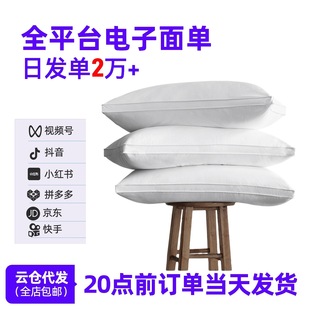 Foreign Trade Export Japanese Five-Star Hotel Cotton Pillow Household Single Cervical Spine Protection Cotton Pillow Core Manufacturer Wholesale