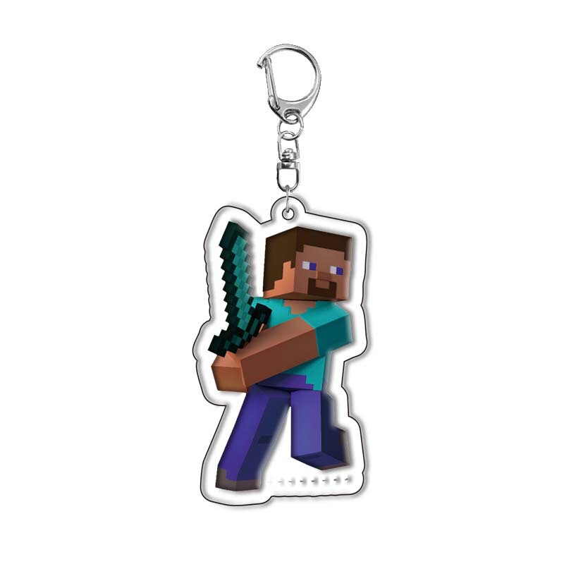 Mezzanine My World Acrylic Keychain Pendant Sandbox Game Surrounding Hand-held Cross-border Spot Mezzanine My World Acrylic Keychain Pendant Sandbox Game Surrounding Hand-held Cross-border Spot