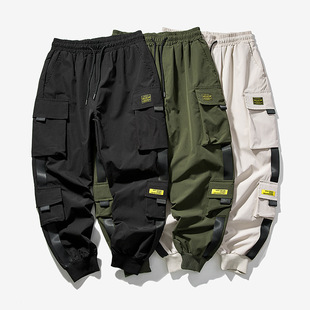 Overalls Men's Fashionable Brand Loose Leg Men's Casual Pants Men's Korean-style Fashionable All-match Instagram Style Spring and Autumn New Arrival