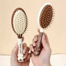 卡皮巴拉气垫梳可爱手柄造型梳子蓬松气囊梳女家用头皮按摩美发梳