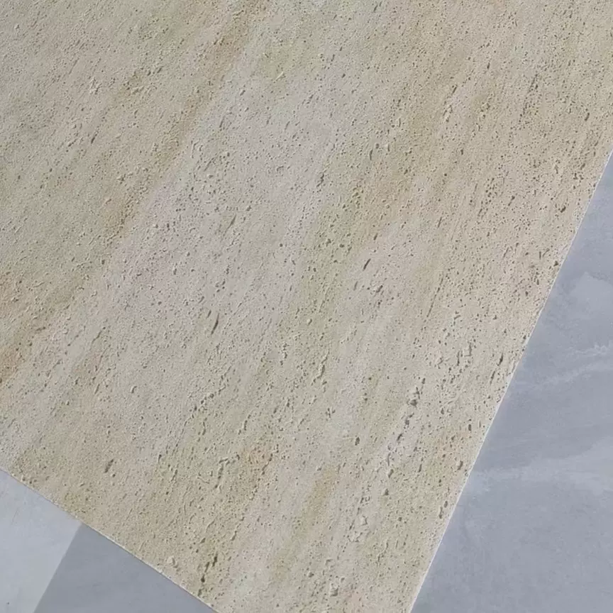 洞石饰面板柔性石材罗马软瓷软质夯土板软石大板超薄贴皮外墙瓷砖