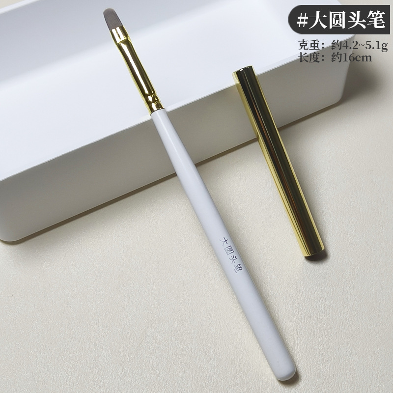 日本式ネイルペン6本のカラーブラシセットの光治療機能をスキャンして線を引いて花のカラーペンを描きます。|undefined