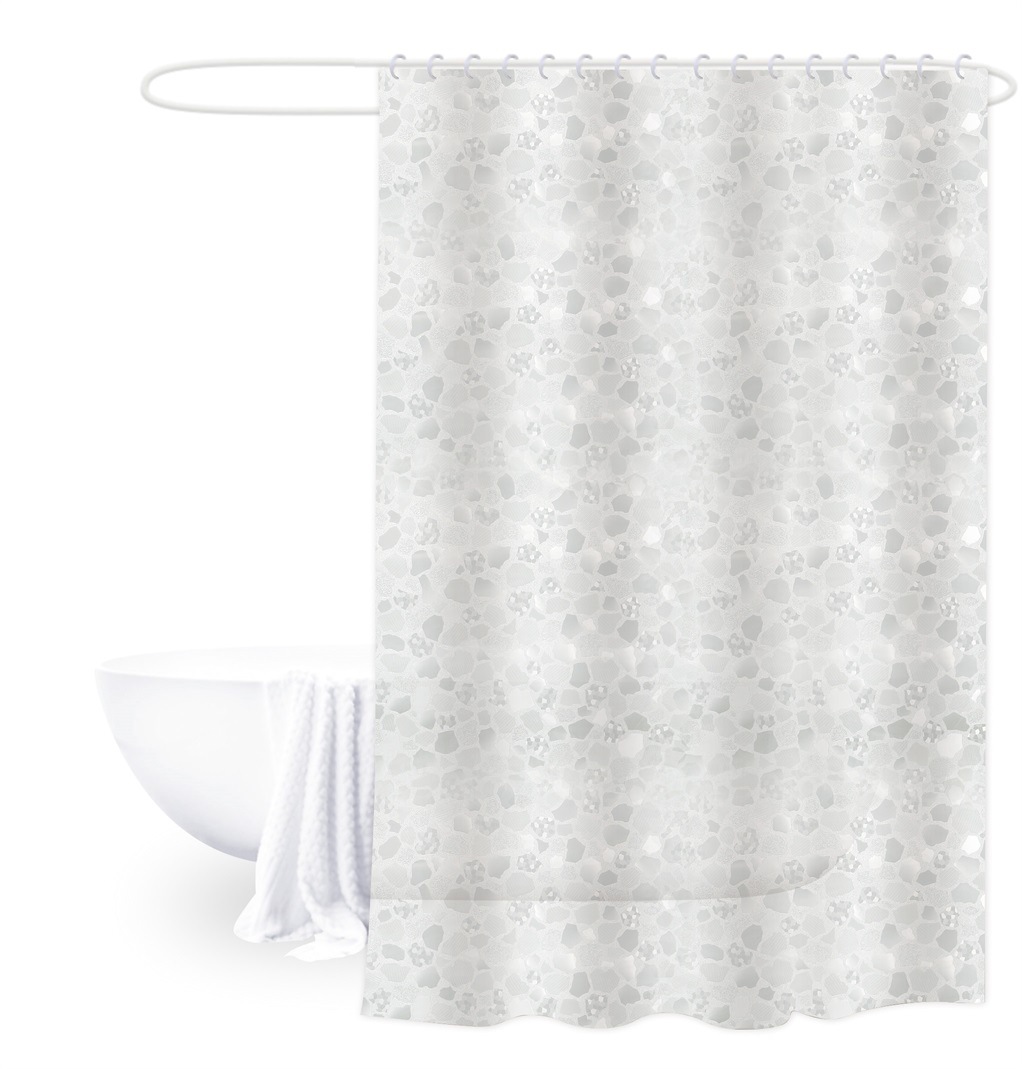 180*180 fábrica directa de PEVA baño impermeable Cortina de ducha transparente 3D Cortina de ducha cortina de puerta de baño cortina a prueba de moho