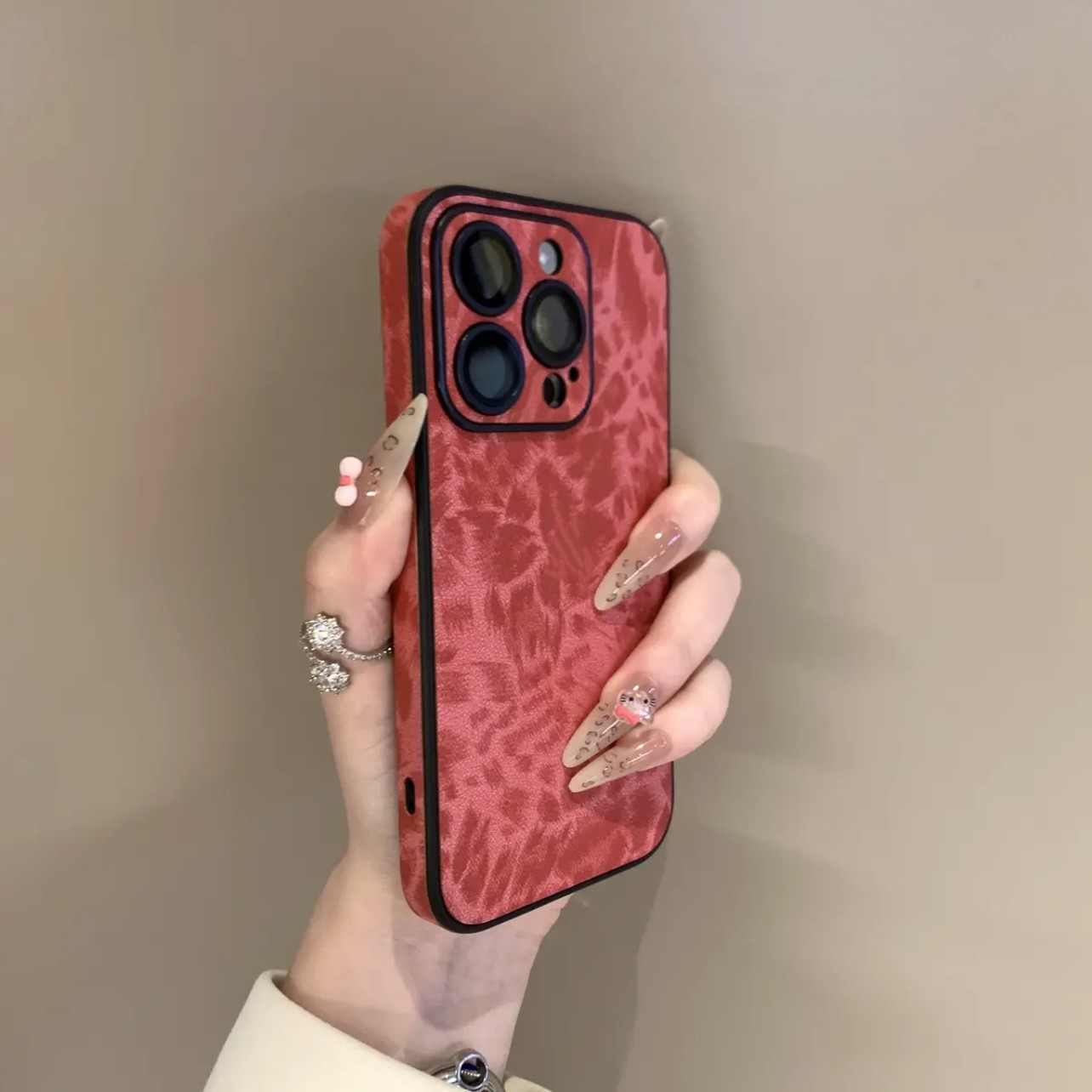 Estudo de leopardo para iPhone17 protector 15promax Apple 15 con película de lente transfronteriza