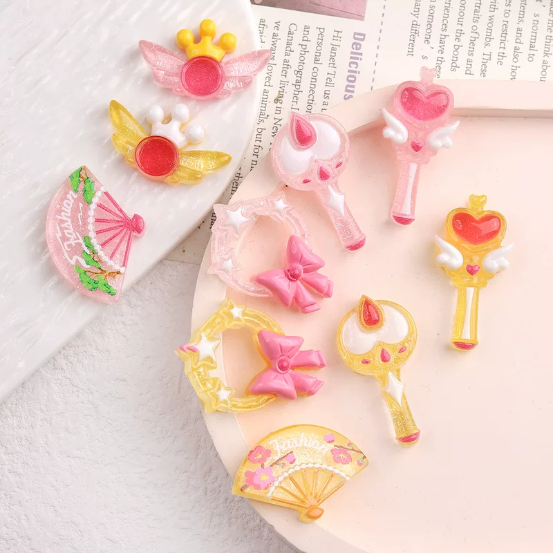 Кошель декоративный cartoon аксессуар, кремовое оружие? Wait: "Cartoon accessory, cream weapon, hairgrip handmade, phone case, footwear buckle, DIY" => Карикатурный/милый аксессуар, кремовое оружие? likely