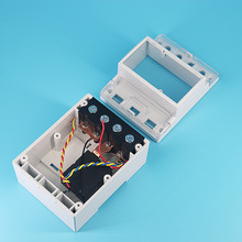 電源模塊儀器儀表導軌電表殼體4P單相控制器塑料開關盒廠家直銷